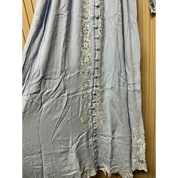 Fillyboo I Believe in Unicorns Embroidered Maxi Dress Fits Small to Large Petite - Picture 7 of 12